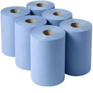 Blue Tissue Rolls - Pack of 6